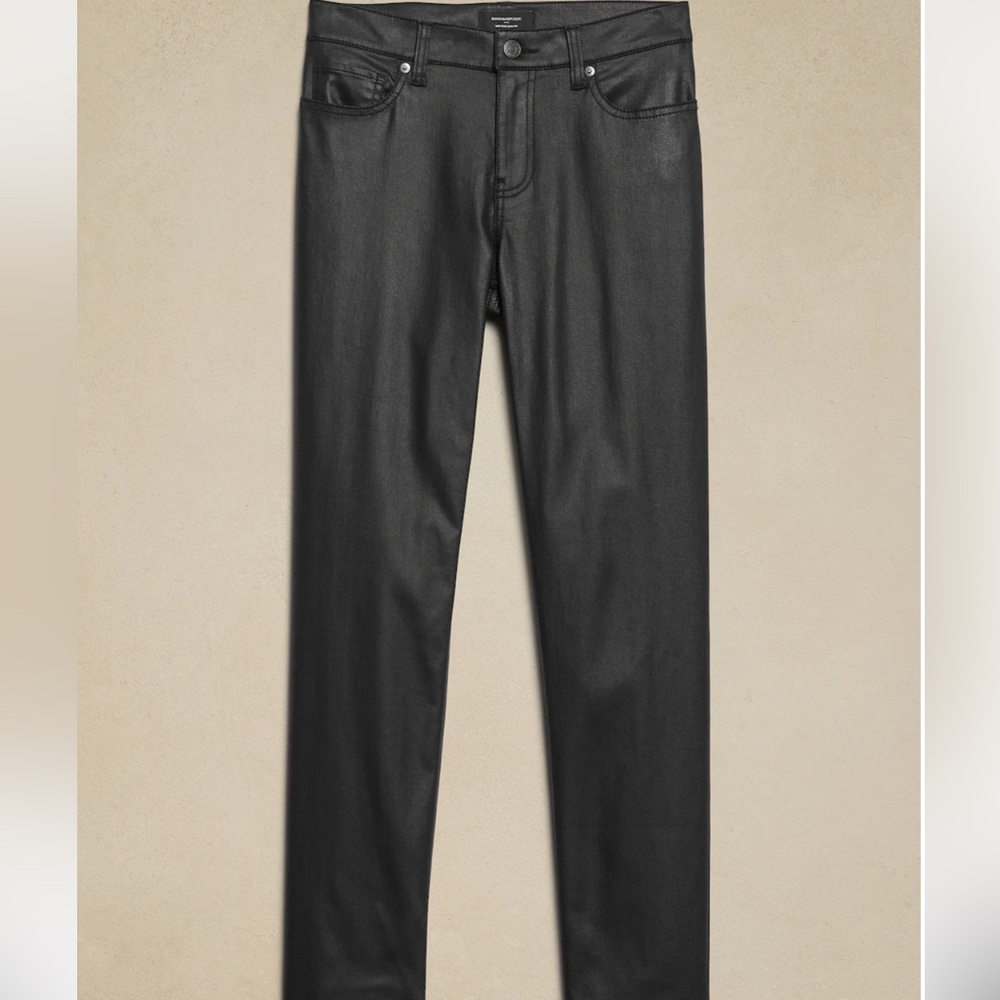 Banana Republic SLIM MID-RISE COATED JEAN size 14L